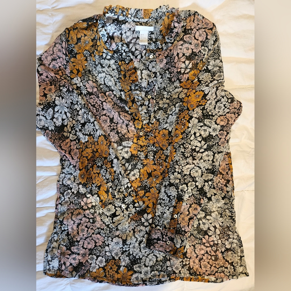 H&M Sheer Blouse